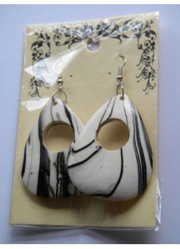 wholesale bali Wooden Painting Earring, Costume Jewellery