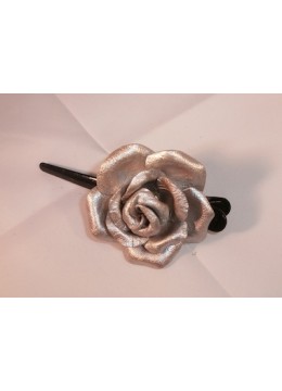 wholesale bali Hair Clip Leather Flower, Costume Jewellery