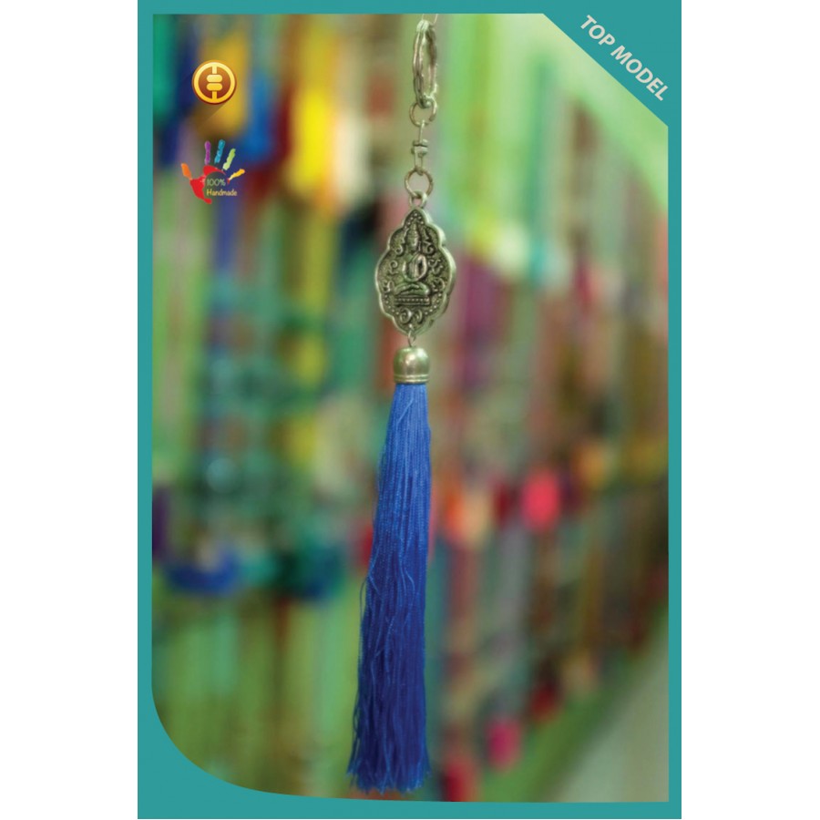 Top Art Buddha Tassel Keychain