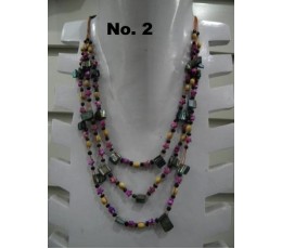 Image of Beaded Glasse Necklace Multi Costume Jewellery Source: CV.Budivis in Bali, Indonesia