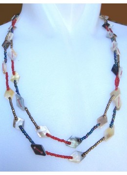 Image of Multi Strand Beaded Necklace Costume Jewellery Source: CV.Budivis in Bali, Indonesia