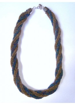 Image of Beaded Twisted Necklace Costume Jewellery Source: CV.Budivis in Bali, Indonesia
