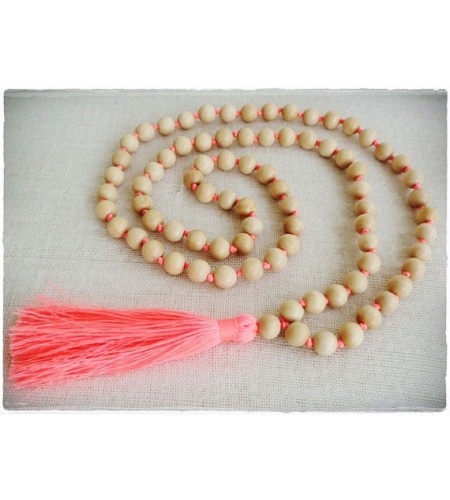 Beaded Tassel Necklace Stone