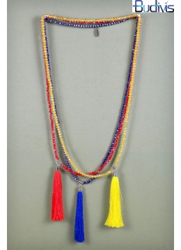 wholesale bali Long Neon Tassel Necklace, Costume Jewellery
