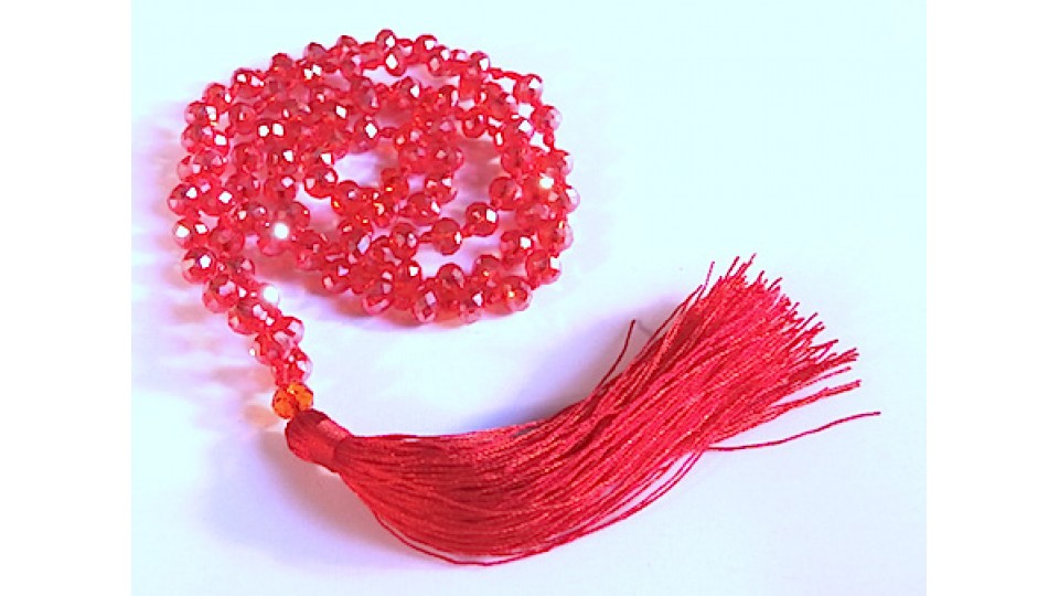 Long Tassel Necklace Bead