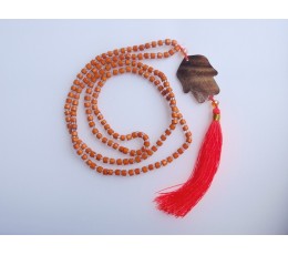 Image of Beaded Tassel Necklace Wood Costume Jewellery Source: CV.Budivis in Bali, Indonesia