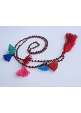 wholesale bali Multi Beaded Tassel Necklace, Costume Jewellery