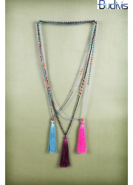 Image of Long Tassel Necklace Crystal Costume Jewellery Source: CV.Budivis in Bali, Indonesia