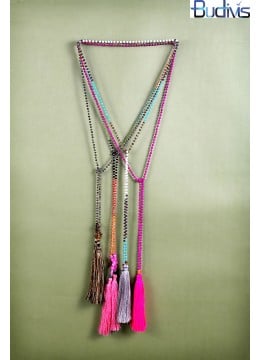 wholesale bali Long Tassel Necklace Scarf, Costume Jewellery