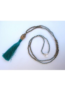 Image of Long Crystal Tassel Necklace Buddha Costume Jewellery Source: CV.Budivis in Bali, Indonesia