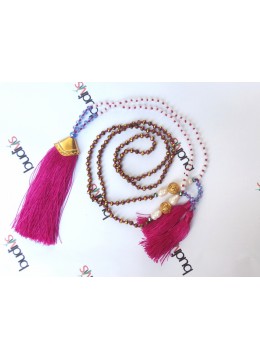 Image of Long Crystal Tassel Necklaces Costume Jewellery Source: CV.Budivis in Bali, Indonesia