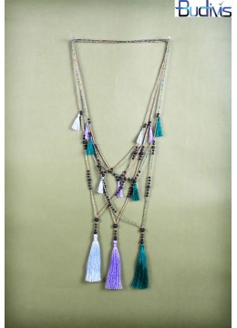 wholesale bali Long Beaded Layered Tassel Necklaces, Costume Jewellery