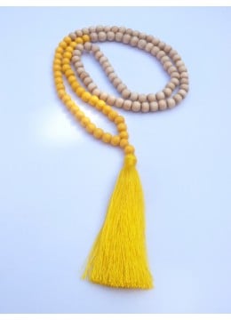 wholesale bali Long Wood Tassel Necklace, Costume Jewellery