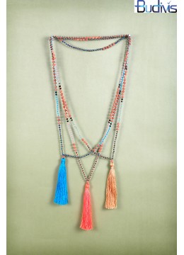 wholesale bali Long Crystal Tassel Necklace, Costume Jewellery