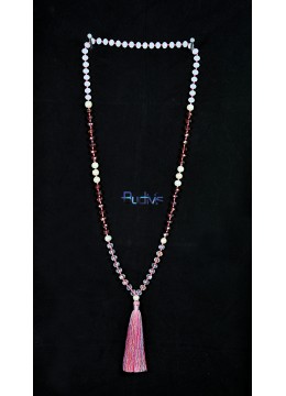 Image of Long Large Crystal Tassel necklaces Pearl Costume Jewellery Source: CV.Budivis in Bali, Indonesia