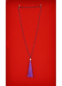 wholesale bali Long Beaded Tassel Necklaces with White Pearl, Costume Jewellery