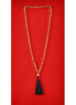 wholesale bali Wooden Tassel Necklaces with Pearl, Costume Jewellery