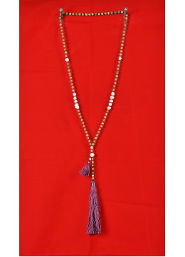 wholesale bali Rudraksha Tassel Necklace with Pearl, Costume Jewellery