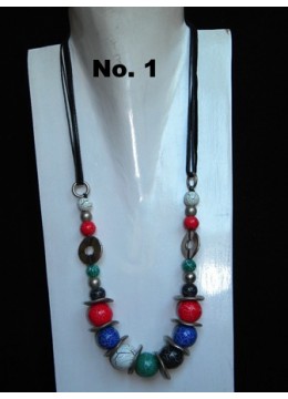 wholesale bali Wood Bead Necklace, Costume Jewellery