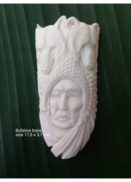Image of Direct Crafter Bali Ox Bone Carved Carved Pendant Spirit Model Costume Jewellery Source: CV.Budivis in Bali, Indonesia