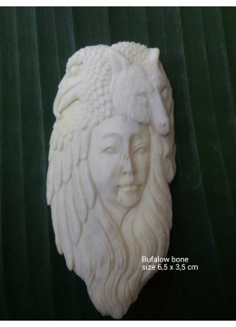 Image of Top  Bali Ox Bone Carved Carved Pendant Spirit Model Costume Jewellery Source: CV.Budivis in Bali, Indonesia