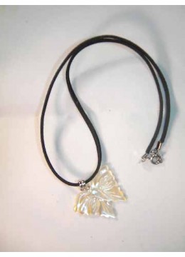 wholesale bali Carved Mop Pendant Necklace From Bali, Costume Jewellery