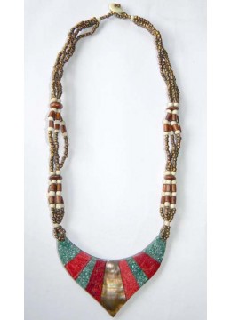 Image of Necklace Bead Pendant Shell Latest Costume Jewellery Source: CV.Budivis in Bali, Indonesia