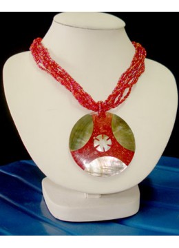 Image of Shell Necklace Pendant Latest Costume Jewellery Source: CV.Budivis in Bali, Indonesia