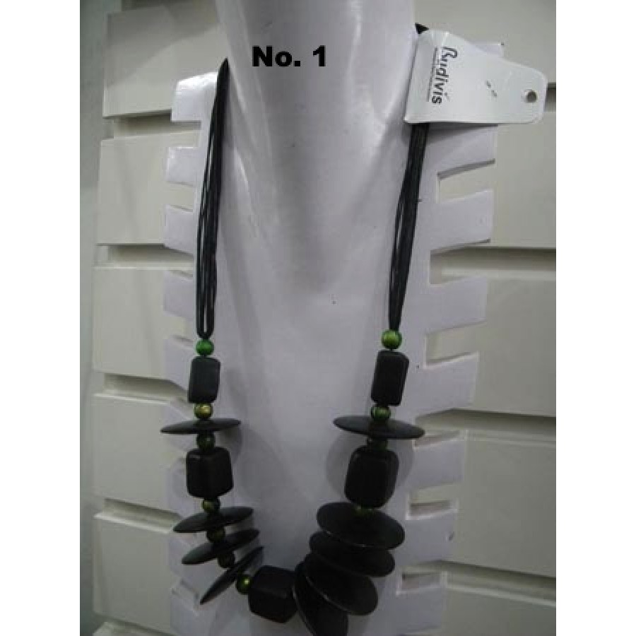 Wood Bead Necklace Cheap by Edi yanto