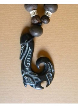wholesale bali Black Necklace Bone Carving, Costume Jewellery