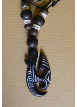 wholesale bali Black Necklace Bone Carving, Costume Jewellery