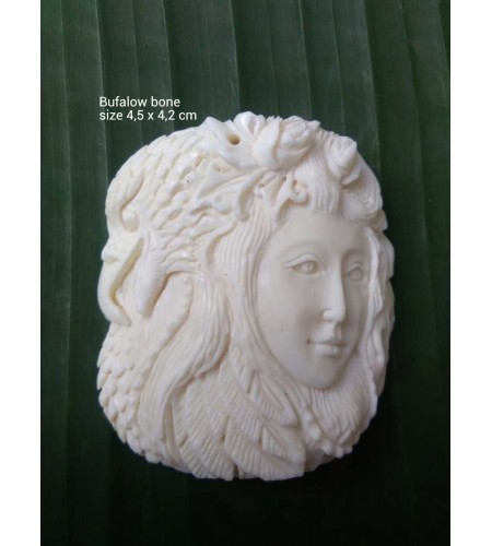 Best Selling Bali Spirit Bone Carved Natural Pendant