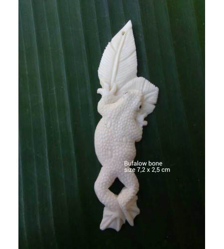 Top  Model Bali Ox Bone Carved Carved Pendant Spirit Model