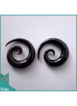 wholesale bali Low Price Bali Spirall Black Horn Body Piercing, Costume Jewellery