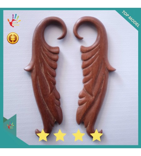Top Sale Bali Wooden Wings Body Piercing