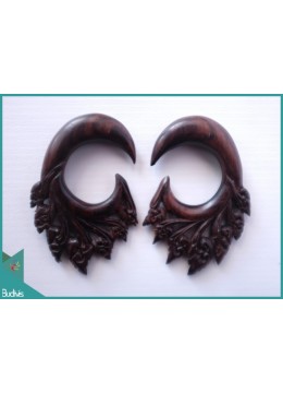 wholesale bali Best Model Wooden Earring Body Piercing C Style, Costume Jewellery