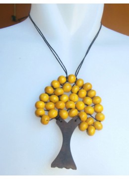 Image of Necklace Bead Wooden Tree Costume Jewellery Source: CV.Budivis in Bali, Indonesia