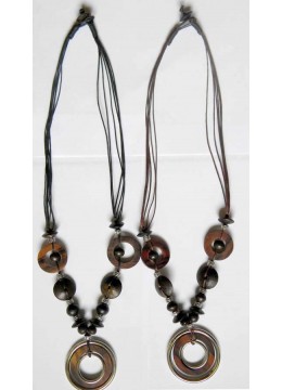 wholesale bali Bali Beaded Wood Necklace, Costume Jewellery