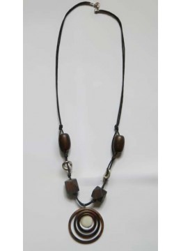 wholesale bali Beautiful Wood Beads Necklace, Costume Jewellery
