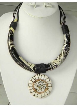 wholesale bali Wooden Choker Necklace, Costume Jewellery