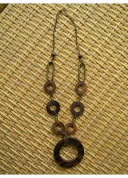 wholesale bali Bali Nature Wood Necklace, Costume Jewellery