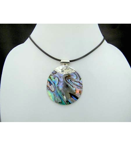Wholesaler Abalone Shell Penden With Silver 925