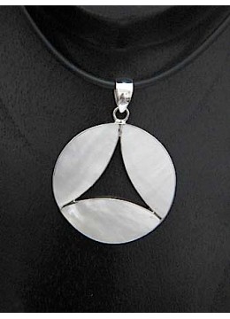 wholesale bali Mop Sea Shell Pendant With Sterling Silver Pendant 925 From Artisans, Costume Jewellery