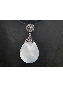 wholesale bali Mop Shell Pendant With Silver Jewelry 925 Direct Bali Sourcing, Costume Jewellery