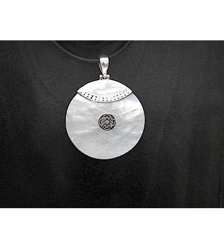 Mop Shell Pendant With Silver 925 Direct Bali Sourcing