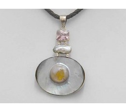 Image of Affordable Pendant Sterling Silver With  Mother Of Pearl 925 Costume Jewellery Source: CV.Budivis in Bali, Indonesia