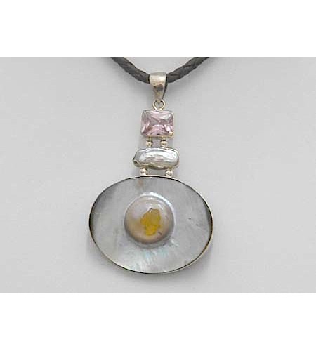 Affordable Pendant Sterling Silver With  Mother Of Pearl 925