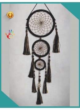 wholesale bali Top Selling Triple New  Affordable Dream Catcher With Tassel Car Hanging Decor, Dream Catchers