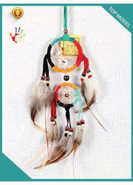 wholesale bali Double Mini Multi Colour Crochet Dream Catcher, Dream Catchers