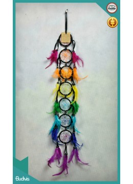 wholesale bali Best Selling Rattan Multi Colour Hanging Dreamcatcher Crocheted, Dream Catchers